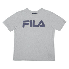FILA Mens T-Shirt Grey Roll