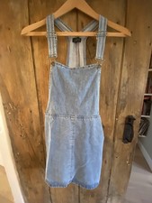Top Shop Denim Dungaree Dress