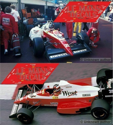 Decals zakspeed 891 - zakspeed, monaco