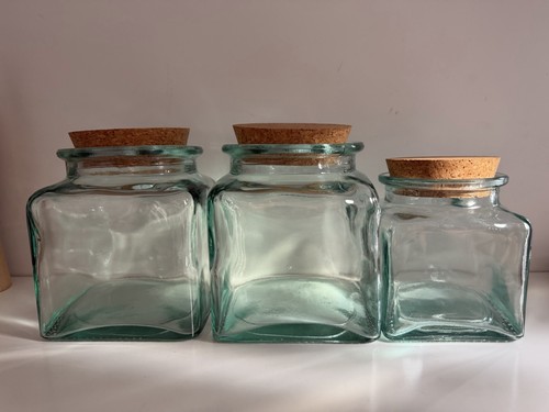 Set recycled green glass - if, 3