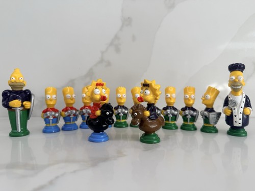 Vintage simpsons chess - vintage, 3d