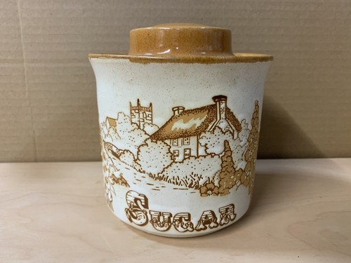 Ashdale pottery sugar canister - sugar,