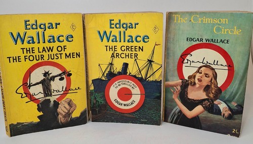 Vintage edgar wallace yellow - edgar,