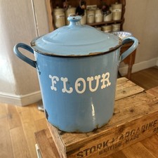 Vintage Pale Blue Enamel