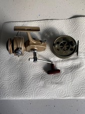 Diawa Spinning reel and vintage Bijou free spool reel