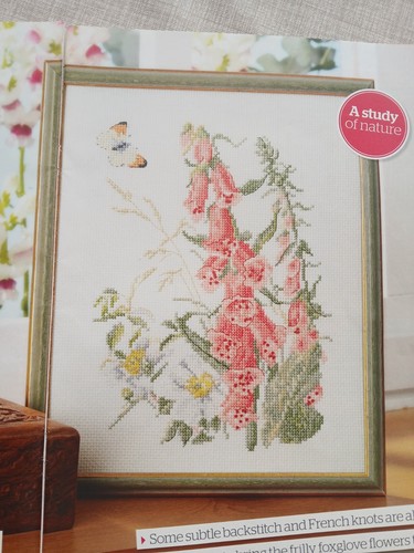 Cross stitch charts - charts,, foxgloves