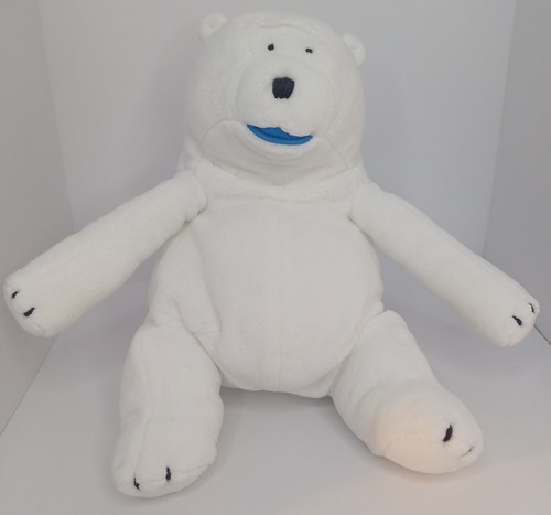 Birds eye white polar bear - eye,