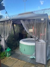 Clever Spa Hot Tub Spa & Garden Gazebo Plus Extras