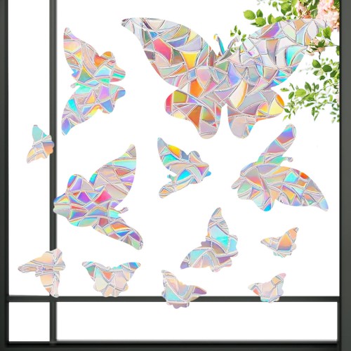 12pcs butterfly shape window - butterfly,