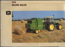 John Deere "545" Round Baler Brochure Leaflet