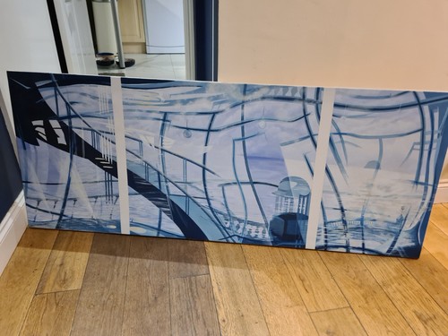 Painting canvas 5ft 2ft - canvas,
