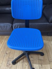 Blue child’s Ikea Swivel