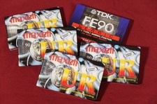 5 unused Audio Cassette Tapes