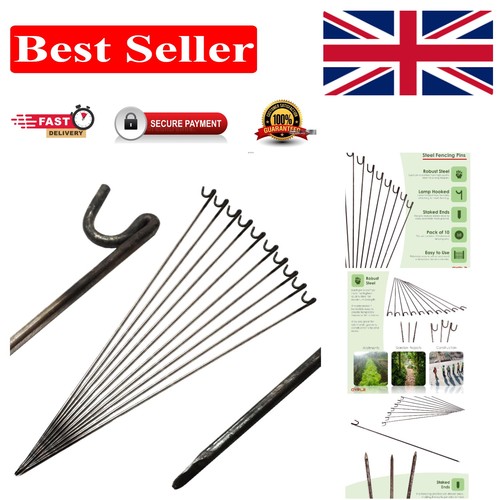 Heavy duty steel fencing - fencing, pins