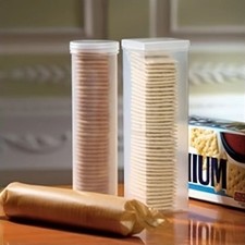 2X Cookie Storage Box Plastic