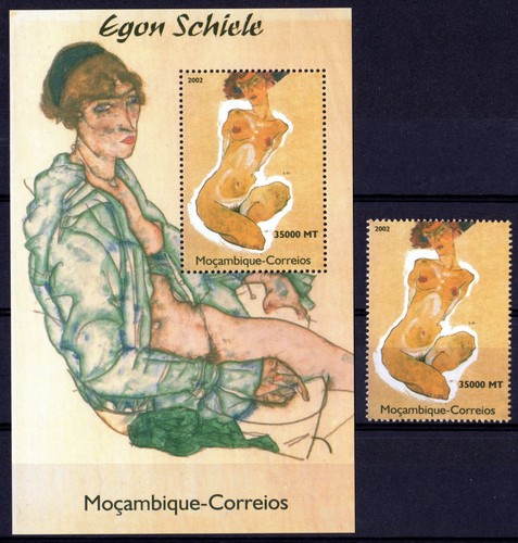 Mozambique 2002 egon schiele - 2002,