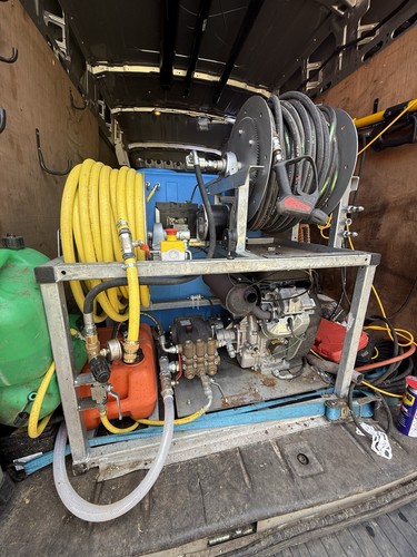 Van mounted pressure washer - mounted,