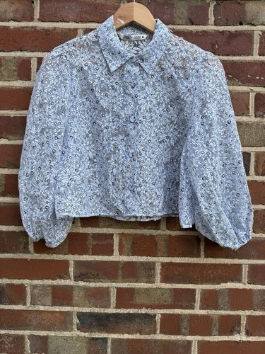 Zara blue puff - puff, sleeve