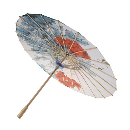 Silk cloth parasol vintage - cloth,