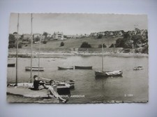 Aberdour postcard - Home Park from Harbour. Near Burntisland, Kinghorn etc.