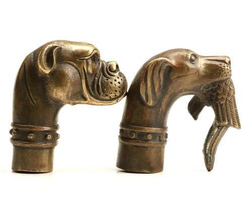 Bronze statue dogs - bronze, dog