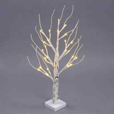 LED Table Birch Tree Light Up