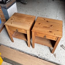 Pair of Solid Wood Pine