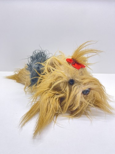 Yorkshire terrier plush laying - yorkshire,