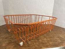 Vintage 70s Orange Sink Dish