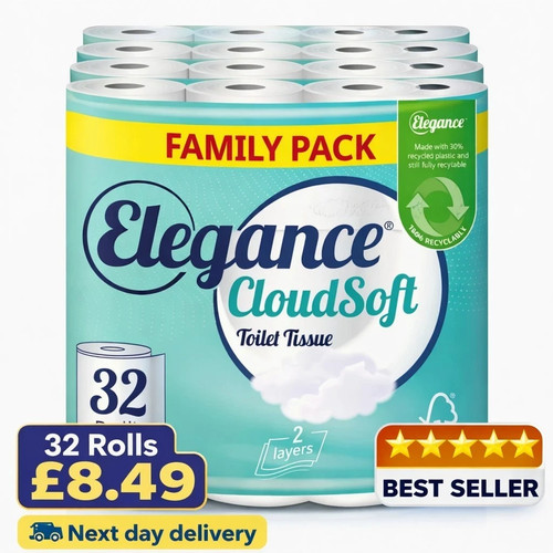 Elegance cloudsoft toilet - cloudsoft,