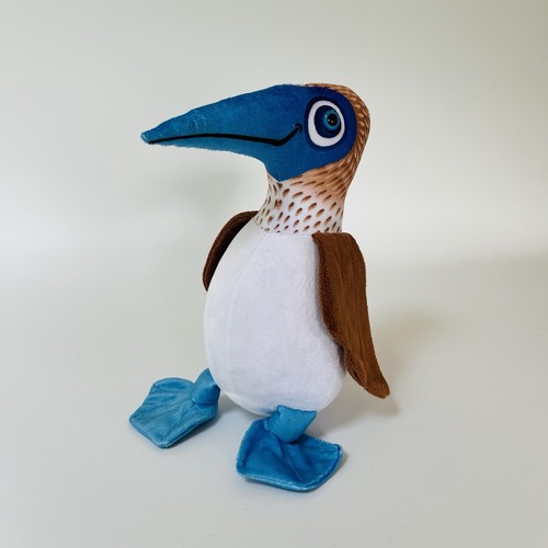 Soft toy cuddly plush blue - cuddly,