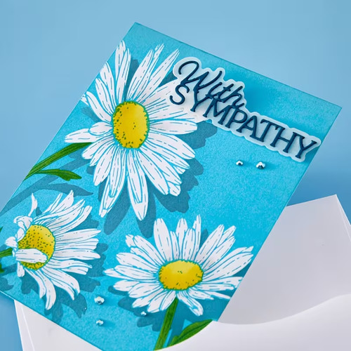 With sympathy sentiment - -,