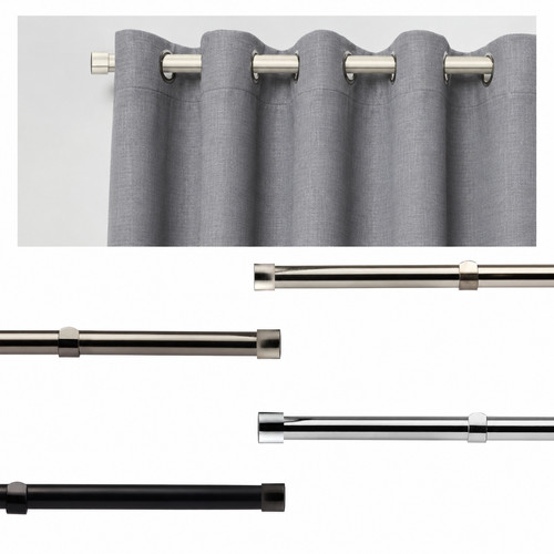Extendable curtain poles with - extendable,
