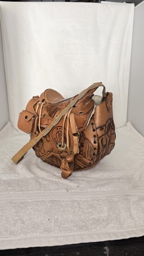 Artisan vintage leather horse - leather,
