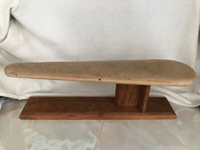 Vintage Wooden Tailor’s Sleeve Ironing Board for Table Top (Original Condition)