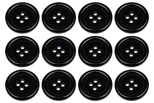 Polished sewing buttons hole - polished,