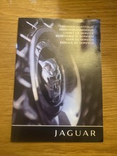 Jaguar service book stamped - service,