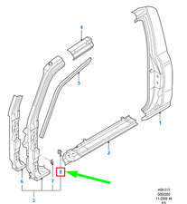 FORD RANGER MK2 Front Door Check Arm Bracket 4573836 3M35-A20468-BA NEW