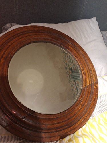 Antique mirror made from - mirror,