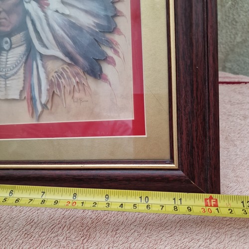 Framed picture a native - picture,