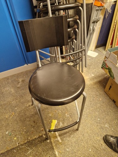 Black ikea stools - ikea,