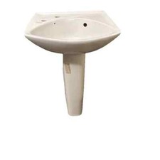 Ideal Standard Tiara White 2 Left Hand Corner Tap Hole Basin With Ped 500x 410w