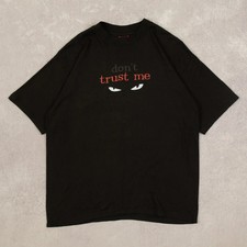 Vintage Emily Strange Don't Trust Me Graphic T-Shirt L Women's Black Y2K