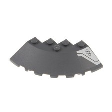 1X Lego Round Brick Wing 33°