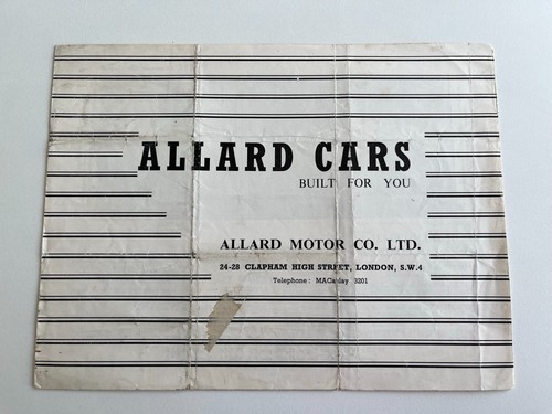 Allard motor ltd mark ii - co,