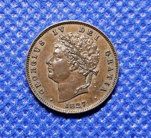 1827 third farthing george - third,