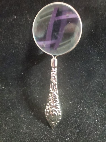 Magnifying glass silver - magnifying, tone