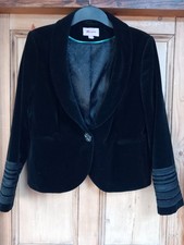 Monsoon Velvet Jacket  Black