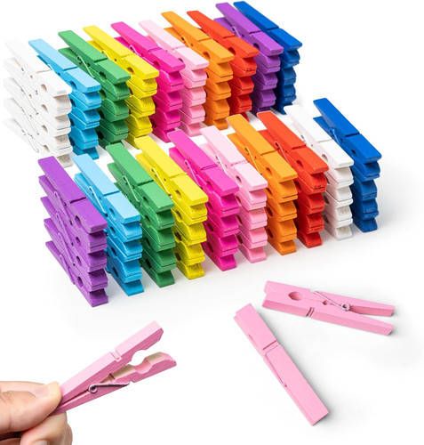 30pcs colored clothes pins - 30pcs,