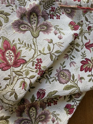 Two vintage tapestry fabric - two,